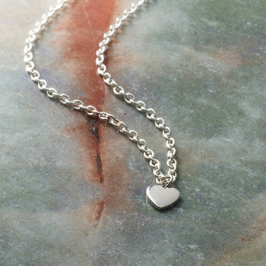 12 Pack: Sterling Silver Heart Icon Charm by Bead Landing™